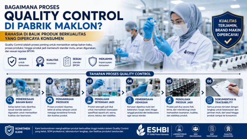 Bagaimana Proses Quality Control di Pabrik Maklon? Rahasia di Balik Produk Berkualitas yang Dipercaya Konsumen