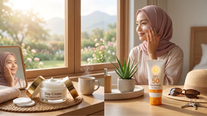 Day Cream vs Sunscreen: Bukannya Sama-Sama Dipakai Pagi? Ini Bedanya!
