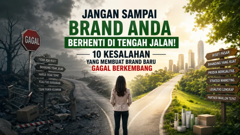 Jangan Sampai Brand Anda Berhenti di Tengah Jalan! 10 Kesalahan yang Membuat Brand Baru Gagal Berkembang
