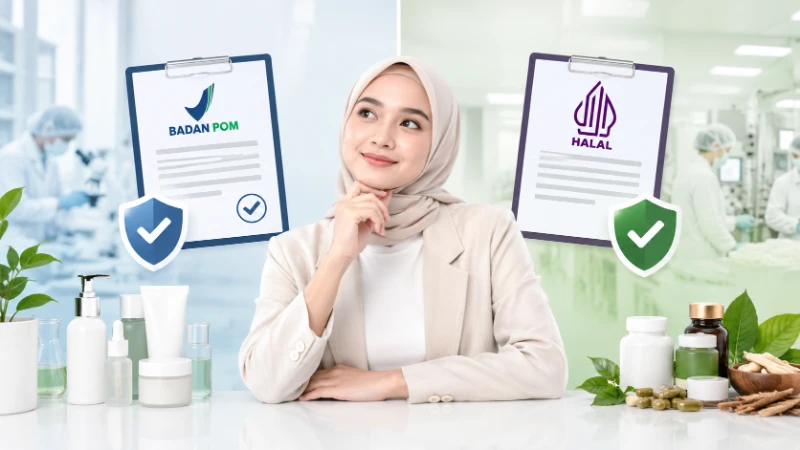 Sudah Punya Izin BPOM, Apakah Produk Masih Wajib Sertifikasi Halal? Ini Perbedaannya!