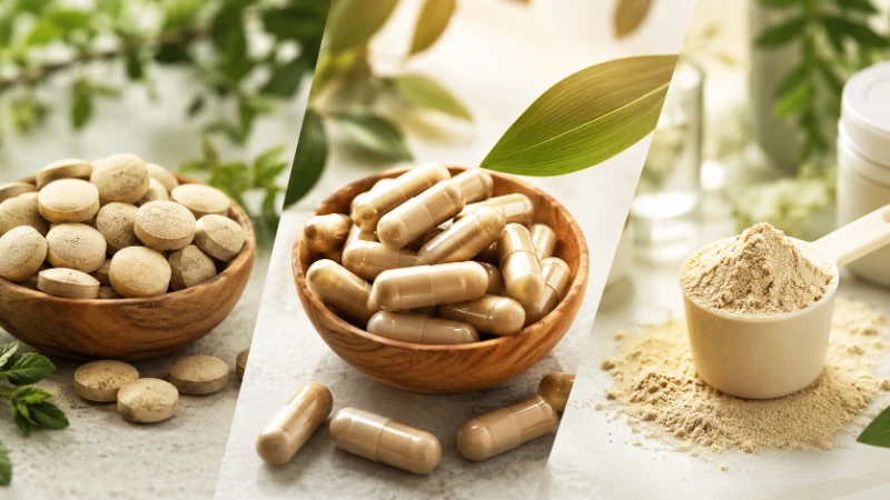 Tablet, Kapsul, atau Powder? Jangan Salah Pilih! Panduan Menentukan Bentuk Suplemen yang Tepat untuk Brand Anda